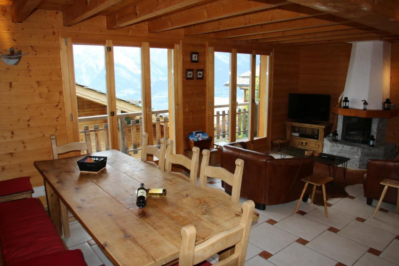 Christoph Standing & Calm Chalet 10 Pers By Alpvision Residences Veysonnaz Exteriör bild