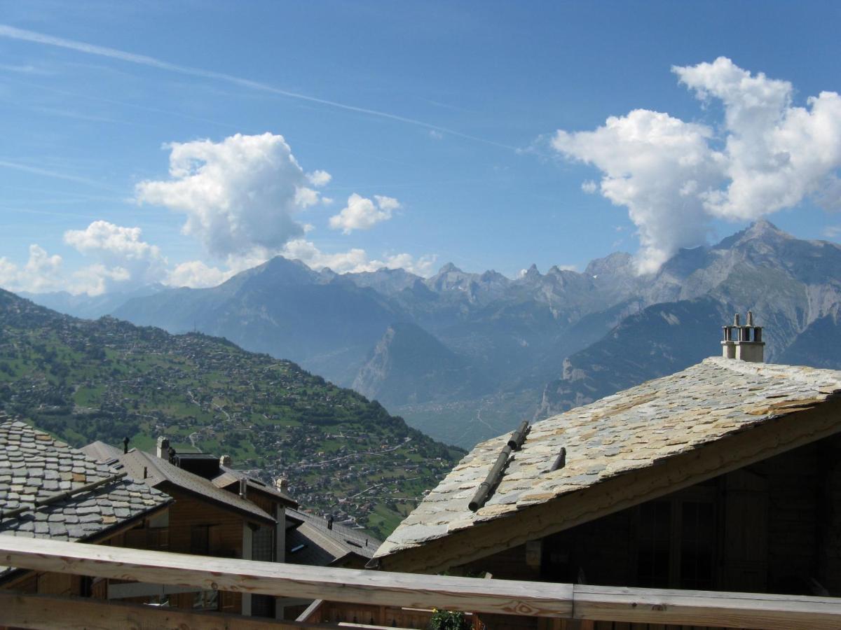 Christoph Standing & Calm Chalet 10 Pers By Alpvision Residences Veysonnaz Exteriör bild